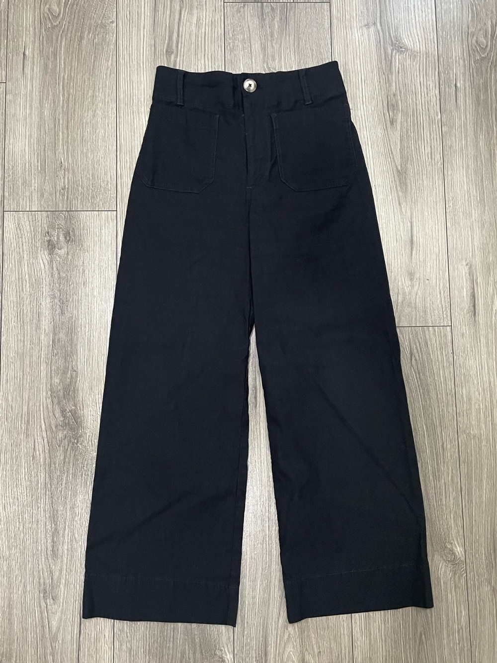 Maeve Anthropologie The Colette Magic Fabric Crop Wide-Leg Pants Size 26